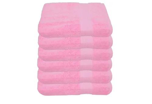 Julie Julsen Handtücher 6er Set Babyrosa 50 x 100 cm von Julie Julsen