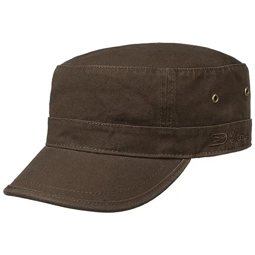 CapUniverse Urban Army Cap Military Vintage Design Robuste Baumwollcap Damen Herren Ideal für alle Jahreszeiten braun L/XL (58-61 cm)