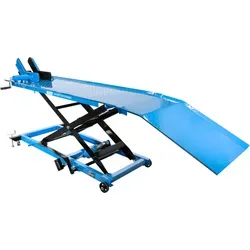 Güde Wagenheber GMR560 - Robuster Hub bis 79 cm für Vorderräder - Werkstatteinrichtung mit hoher Tragfähigkeit von 560 kg und ideal für den Einsatz bei Motorrädern. Perfekt für Werkstätten oder Hobbymechaniker.