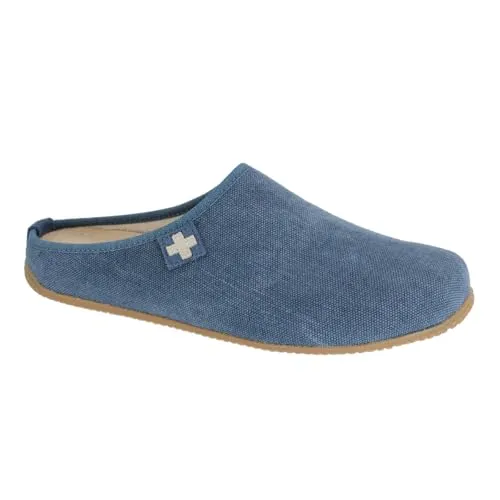Living Kitzbühel - Jute Cotton Gipfelkreuz - Pantoffeln (45 EU Jeans)