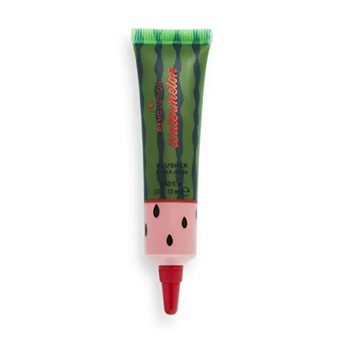 I Heart Revolution, Watermelon Dewy Blusher Tint, Juicy, Light to Medium Skin Tones, 13ml