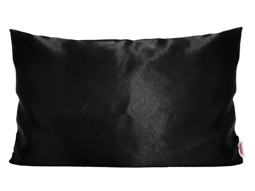 beties Kissenbezug Glanz Satin, (1 Stück), 40x60 cm schwarz