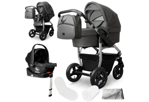 Kinderwagen Grau von Bergsteiger