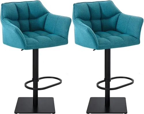 CLP 2er Set Barhocker Damaso in türkis von CLP