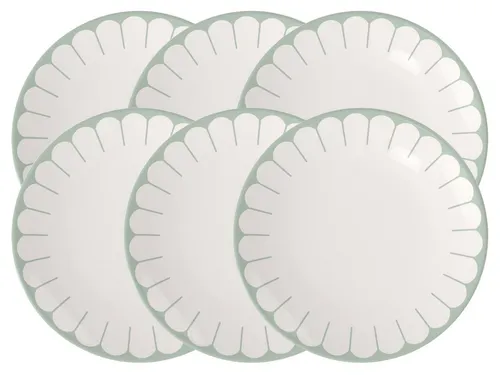 Villeroy & Boch Fleur Couleur Speiseteller 6er Set - Florale Eleganz für jeden Tisch - Teller Set aus Premium Porzellan, spülmaschinenfest und mikrowellensicher. Die floralen Muster und lebendigen Farben bringen eine entspannte Atmosphäre auf den Tisch – ideal für kreative Menüs.