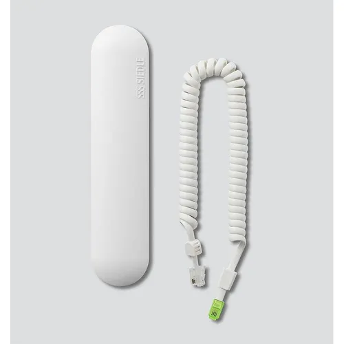 Siedle HT 811/840/850 W Hörer mit Federzugschnur - Siedle Zubehör, Handapparat mit Federzugschnur für komfortable Nutzung und optimale Erreichbarkeit.