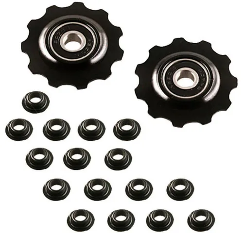 Point Schaltung Point, Schaltwerkrollen Alu 11Zähne, schwarz /Paar, 10104701