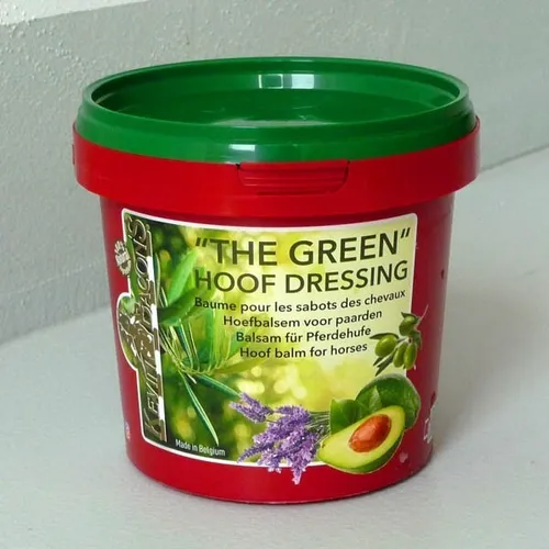 Kevin Bacons The Green Hoof Dressing 500 ml - Sonstige Reitausrüstung – 100% natürliche Pflege für rissige Hufe, dringt schnell ein und stärkt die Hornstruktur mit Oliven- und Avocadoöl für geschmeidige und widerstandsfähige Hufe.