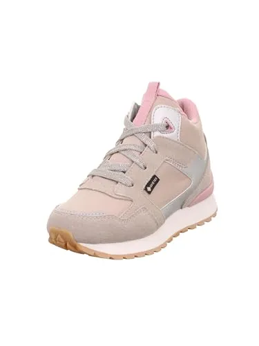 Superfit Dash beige/rosa (4000) 33 - Hochwertiger Sneaker für Mädchen - Freizeitschuhe & Sneaker für Kinder mit wasserdichter GORE-TEX Membran, ideal für aktive Mädchen. Weicher Kragen und wechselbare Einlegesohle für optimalen Komfort und Anpassungsfähigkeit.