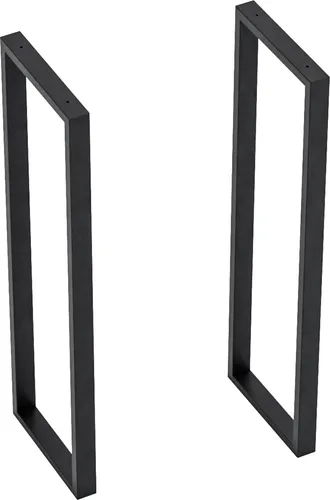 [en.casa] Tischbeine Kauniainen 2er Set - Robuste Tischgestelle aus Stahl - Möbelfüße aus pulverbeschichtetem Stahl, ideal für DIY-Projekte und kreative Möbelgestaltungen in modernem und industriellem Design.