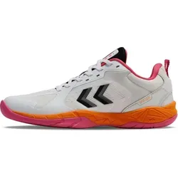 Hummel Speed Court - Weiss, der ideale Sportschuh - Indoorschuhe mit atmungsaktivem Obermaterial und flexibler Sohle für optimalen Komfort und Stabilität. Perfekt für Training und Freizeitaktivitäten.