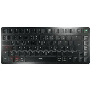 CHERRY TAS KEY KW X ULP 2.0 Mini Wireless - Mini Wireless Tastatur, kompakt und tragbar für flexibles Arbeiten unterwegs oder im Home Office.