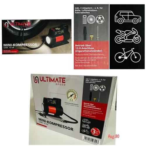 ULTIMATE SPEED Mini-Kompressor UMK 10 E4