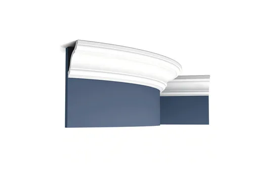Orac Decor Flexprofil CX123F - Flexible Eckleiste für kreative Raumgestaltungen - Abschlussprofile: Hochwertige, flexible Stuckleiste aus Purotouch® für elegante Dekoration an gebogenen Wänden und Decken. Ideal für Innen- und Außenbereiche.