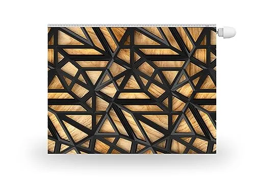 HUBDECO Magnetische Heizkörperverkleidung - 100x60 cm - Magnet Heizkörperabdeckung - Motiv Abstraktion 2 - Wasserdicht Erhöhte Abriebfestigkeit Paneel-Heizkörperabdeckung