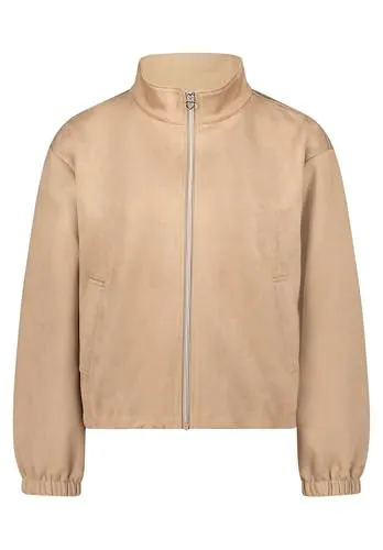 Cartoon Damen Blouson mit Eingrifftaschen in Beige, Größe 44 - Lässiger Blouson in Beige mit praktischen Eingrifftaschen. Ideal für den Alltag und vielseitig kombinierbar. Gesamtlänge: 56 cm, perfekt für jeden Anlass.