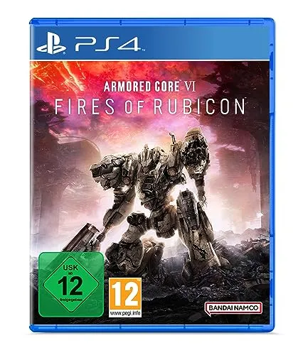 Armored Core 6 Fires of Rubicon Launch Edition - PS4 [EU Version] - Actionreiche Mech-Kämpfe, anpassbare Ausrüstung und packende Boss-Gefechte auf dem mysteriösen Planeten Rubicon 3. Enthält Artcards, Poster und Sticker für Fans!