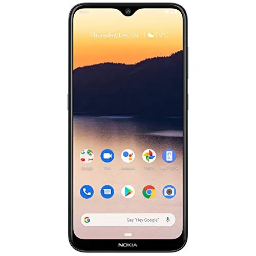 Nokia 2.3 Dual SIM Smartphone 6,2 Zoll - Simlockfreies Handy mit 13 MP Hauptkamera und 4000 mAh Akku für bis zu zwei Tage Laufzeit. Erweiterbarer Speicher bis zu 400 GB für all Ihre Apps und Medien.