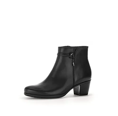 Gabor Stiefelette - Damen Ankle Boots mit BEST FITTING Passform für optimalen Komfort und HOVERCRAFT Dämpfungssystem für ein federndes Lauferlebnis. Hochwertiges Glattleder und praktischer Reißverschluss.