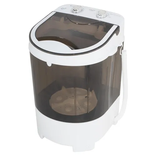 Adler AD 8056 Mini-Waschmaschine Grau Weiß 4kg Waschen 2kg Schleudern 15Min