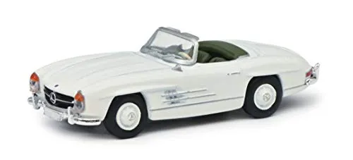 Schuco 452639400 Mercedes Benz 300SL Roadster, Modellauto, 1:87, weiß