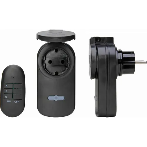 Funksteckdosen mit Fernbedienung - Kopp 292207011 - Steckdosen- & Schalterteile: Wetterfeste IP44 Funksteckdose für außen mit praktischer Fernbedienung, ideal für den flexiblen Einsatz im Garten.