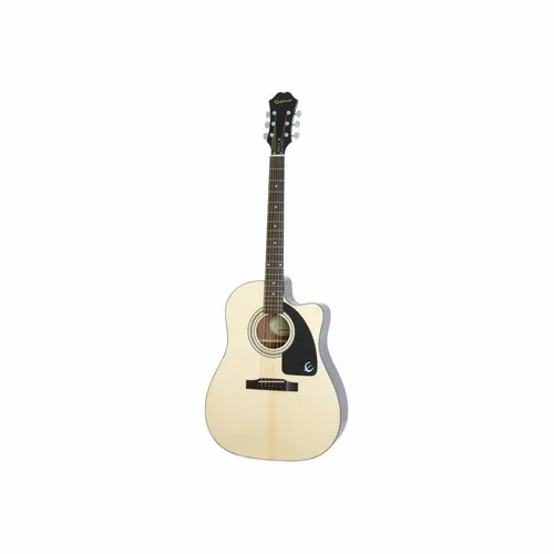 Epiphone J-15 EC Natural - Akustische Gitarre - Modern Series Akustikgitarre mit Fichtendecke und Mahagoniboden, ausgestattet mit Shadow NanoFlex Elektronik für perfekten Sound.