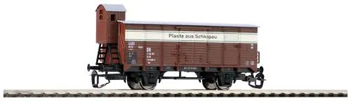 Piko TT 47762 Gedeckter Güterwagen G02 Plaste der DR in braun von Piko TT