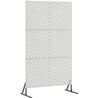 vidaXL Sichtschutz Grau aus robustem Stahl - Gartenzäune mit modernem Design, ideal für Privatsphäre und Schutz in deinem Außenbereich. Wetterfest und langlebig, perfekt für stilvolle Gärten und Terrassen.