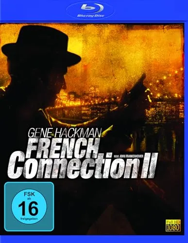French Connection 2 [Blu-ray] - Spannender Actionfilm, freigegeben ab 16 Jahren, mit packenden Verfolgungsjagden und fesselnder Handlung.