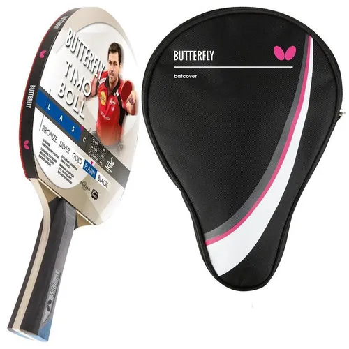 Timo Boll Platin 85026 Tischtennisschläger mit Drive Case von Butterfly