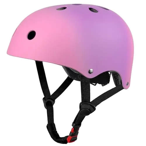 LeapBeast Skaterhelm Fahrradhelm, Belüftung | Sicherheit | leicht | Skateboarding Helm für Fahrrad Skateboard Scooter BMX Kind Erwachsene