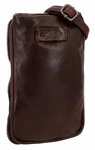 Gusti Umhängetasche Leder - Soren Damen Handtasche Vintage Braun - Stylische Ledertasche im Vintage-Design, ideal für Shopping und Freizeit. Viel Platz für Handy, Geldbörse und mehr. Hochwertiges Leder kombiniert mit praktischer Nutzung für jeden Anlass.