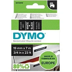 DYMO Original D1-Etikettenband 19 mm x 7 m in schwarz von DYMO