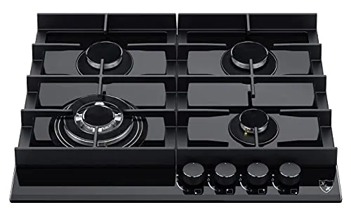 K&H Glas Gaskochfeld 60cm [4 ZONEN]