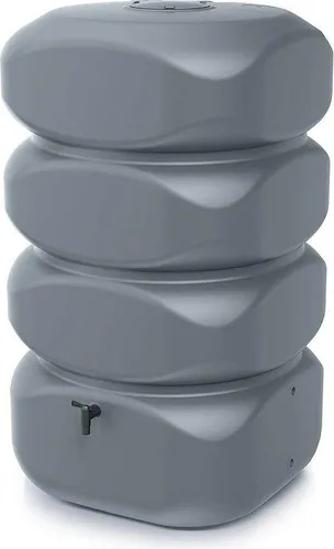 Regenspeicher waterform Gubo 700 l grau mit Auslaufhahn