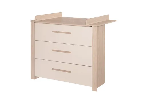 Roba Wickelkommode Momo mit Wickelansatz - Breite Wickelkommode von Roba mit praktischem Wickelansatz, ideal für die sichere Pflege Ihres Babys. Stilvolles Design und funktionale Ablageflächen machen sie zur perfekten Wahl für jedes Kinderzimmer.