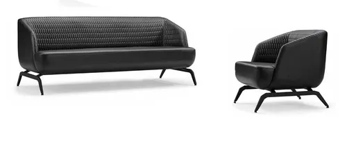 Luxuriöse Schwarze Couchgarnitur 2tlg - Modernes Sofa Set - Elegantes 2-teiliges Sofa Set in Schwarz, ideal für Wohnzimmer und Gästezimmer. Bequeme Sitzplätze für bis zu 4 Personen, gefertigt aus hochwertigem Polyester und Holzrahmen.