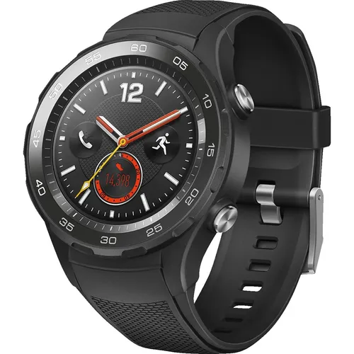 Huawei Watch 2 LTE Carbon Schwarz-Grau - Smartwatch mit 4G LTE - Smartwatch mit 4G LTE, IP68 wasserdicht und umfangreichen Fitness-Tracking-Funktionen für ein aktives Leben. Ideal für Sportler und Technikliebhaber.