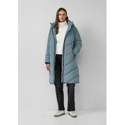 s.Oliver RED LABEL Steppmantel mit Kapuze in Blau, Größe 42 von s.Oliver