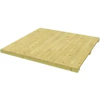 Skan Holz Fußboden für Gartenhaus CrossCube Gr. 2 - Gartenhaus-Zubehör, robuster Fußboden aus 19 mm starken Nut- und Federbrettern, ideal für alle Skan Holz CrossCube Häuser der Größe 2, sorgt für Stabilität und Langlebigkeit.