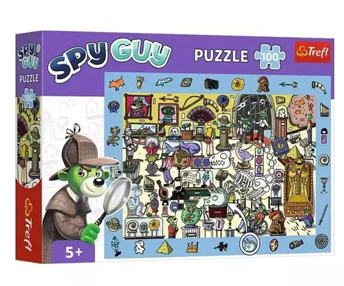 Puzzle 100 elementów Obserwacyjne Spy Guy Muzeum Trefl 5900511155952