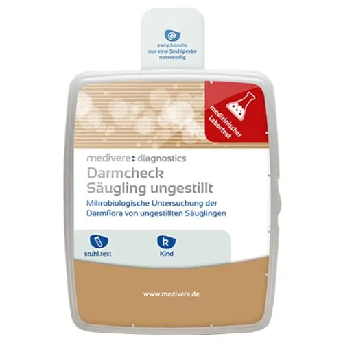 Darmcheck Säugling ungestillt Stuhltest von medivere diagnostics