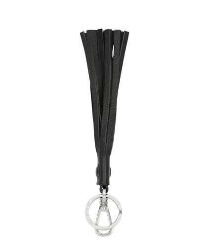 Liebeskind Berlin Women's Short Keyring Harris Pendant, Black - Eleganter Schlüsselanhänger für Damen, aus hochwertigem Leder, ideal für stilvolle Aufbewahrung Ihrer Schlüssel.