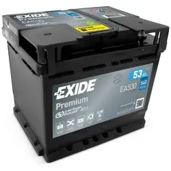 Exide EA530 Premium Carbon Boost Autobatterie 12V 53Ah 540A