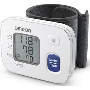 OMRON Blutdruckmessgerät RS2 HEM-6161-D, vollautomatisch für Handgelenk