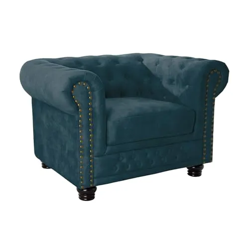 Riess Ambiente Barocker Sessel Chesterfield von Riess-Ambiente