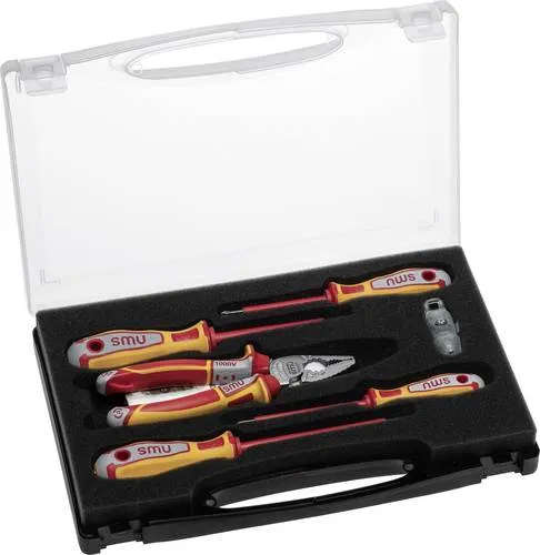 NWS 835-1 Schraubendreher-Set - Schraubendreher mit innovativer Bitverlängerung, ergonomischem Softgripp für ermüdungsfreies Arbeiten und praktischem Bitverstaufach – ideal für Handwerker.