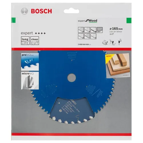 Bosch Kreissägeblatt Expert for Wood 165 x 30 x 2,6 mm 36 von Bosch Professional