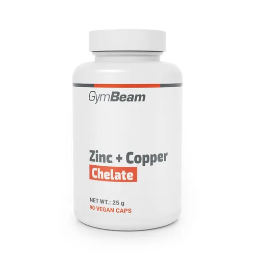 GymBeam Zink + Kupfer Chelat Mineralstoff-Kapseln
